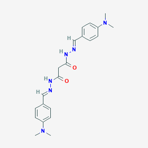 N'~1~,N'~3~-bis{(E)-[4-(dimethylamino)phenyl]methylidene}propanedihydrazide