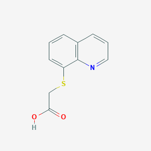 2-(8-Quinolinylthio)acetic acid