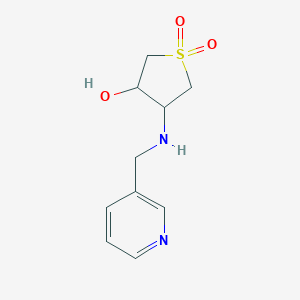 1,1-Dioxo-4-(pyridin-3-ylmethylamino)thiolan-3-ol