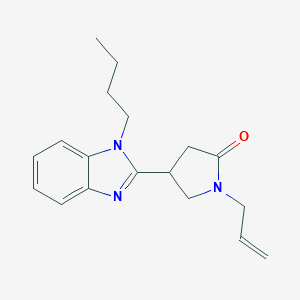1-allyl-4-(1-butyl-1H-benzimidazol-2-yl)-2-pyrrolidinone