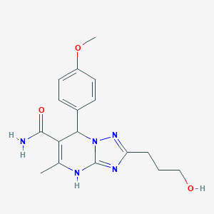 molecular formula C17H21N5O3 B362482 MFCD03545298 CAS No. 539812-14-1