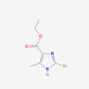 ethyl 2-bromo-4-methyl-1H-imidazole-5-carboxylate