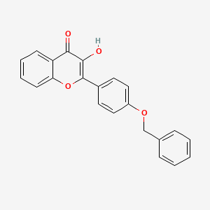 B3626002 2-[4-(benzyloxy)phenyl]-3-hydroxy-4H-chromen-4-one CAS No. 102468-65-5