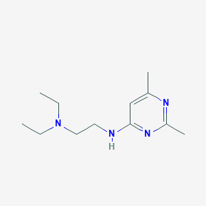 molecular formula C12H22N4 B362602 N1-(2,6-Dimethylpyrimidin-4-yl)-N2,N2-diethylethane-1,2-diamine CAS No. 811868-36-7