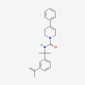 molecular formula C24H28N2O B3626677 N~1~-[1-(3-Isopropenylphenyl)-1-methylethyl]-4-phenyl-3,6-dihydro-1(2H)-pyridinecarboxamide 