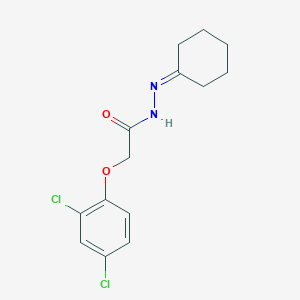 molecular formula C14H16Cl2N2O2 B362677 N'-cyclohexylidene-2-(2,4-dichlorophenoxy)acetohydrazide CAS No. 303087-40-3