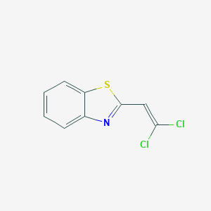 molecular formula C9H5Cl2NS B362721 2-(2,2-Dichloroethenyl)-1,3-benzothiazole CAS No. 81694-07-7