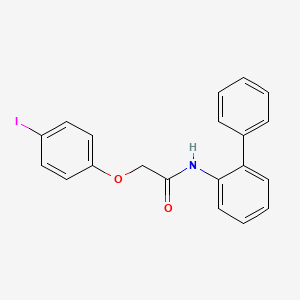 molecular formula C20H16INO2 B3627864 N-2-biphenylyl-2-(4-iodophenoxy)acetamide 