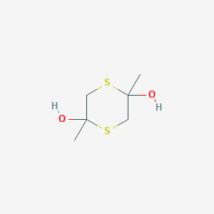 molecular formula C6H12O2S2 B036285 2,5-Dimethyl-1,4-dithiane-2,5-diol CAS No. 55704-78-4