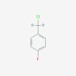 molecular formula C7H6ClF B036288 1-[Chloro(dideuterio)methyl]-4-fluorobenzene CAS No. 1219804-18-8