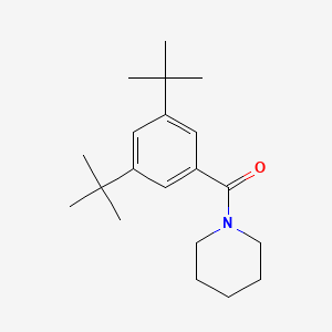 molecular formula C20H31NO B3629064 1-(3,5-di-tert-butylbenzoyl)piperidine 