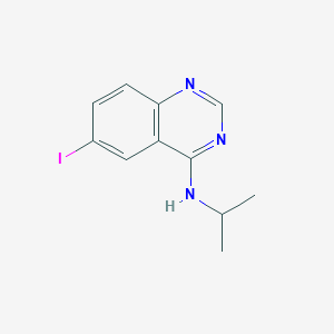 molecular formula C11H12IN3 B362923 6-iodo-N-(propan-2-yl)quinazolin-4-amine CAS No. 455888-82-1