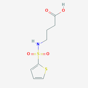 molecular formula C8H11NO4S2 B362994 4-(Thiophene-2-sulfonylamino)-butyric acid CAS No. 379251-18-0