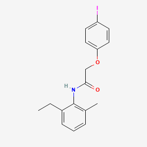 molecular formula C17H18INO2 B3631852 N-(2-ethyl-6-methylphenyl)-2-(4-iodophenoxy)acetamide 