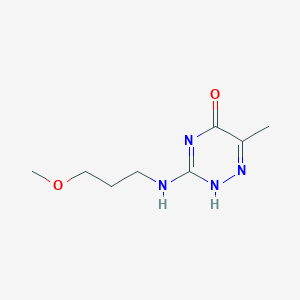 3-[(3-methoxypropyl)amino]-6-methyl-1,2,4-triazin-5(4H)-one