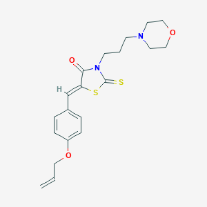 5-[4-(Allyloxy)benzylidene]-3-[3-(4-morpholinyl)propyl]-2-thioxo-1,3-thiazolidin-4-one