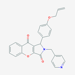 1-[4-(Allyloxy)phenyl]-2-(4-pyridinylmethyl)-1,2-dihydrochromeno[2,3-c]pyrrole-3,9-dione