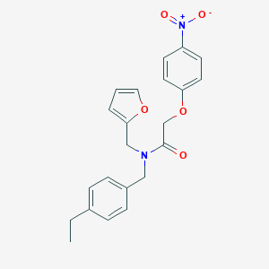 N-(4-ethylbenzyl)-N-(2-furylmethyl)-2-(4-nitrophenoxy)acetamide