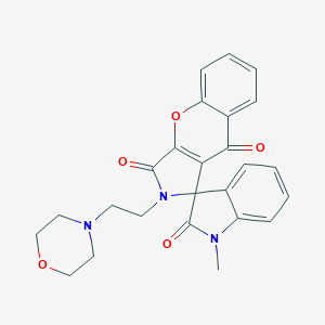 1'-methyl-2-[2-(morpholin-4-yl)ethyl]-2H-spiro[chromeno[2,3-c]pyrrole-1,3'-indole]-2',3,9(1'H)-trione