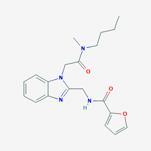 N-butyl-2-{2-[(2-furylcarbonylamino)methyl]benzimidazolyl}-N-methylacetamide