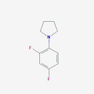 molecular formula C10H11F2N B036381 1-(2,4-Difluorophenyl)pyrrolidine CAS No. 1334499-91-0