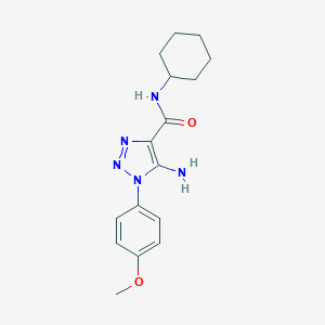 5-amino-N-cyclohexyl-1-(4-methoxyphenyl)-1H-1,2,3-triazole-4-carboxamide