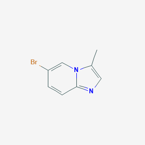 molecular formula C8H7BrN2 B036394 6-Bromo-3-methylimidazo[1,2-A]pyridine CAS No. 1216222-91-1