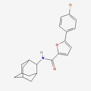 molecular formula C21H22BrNO2 B3640225 N-2-adamantyl-5-(4-bromophenyl)-2-furamide 
