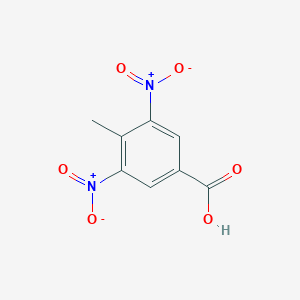 molecular formula C8H6N2O6 B364031 3,5-Dinitro-p-toluic acid CAS No. 16533-71-4