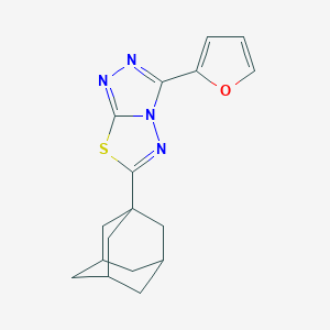 B364095 6-(1-Adamantyl)-3-(2-furyl)[1,2,4]triazolo[3,4-b][1,3,4]thiadiazole CAS No. 893774-94-2