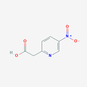 molecular formula C7H6N2O4 B036415 2-(5-硝基吡啶-2-基)乙酸 CAS No. 1214328-73-0