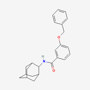 molecular formula C24H27NO2 B3642009 N-2-adamantyl-3-(benzyloxy)benzamide 