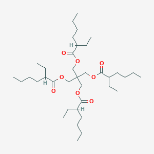 molecular formula C37H68O8 B036424 Pentaerythritol tetra(2-ethylhexanoate) CAS No. 7299-99-2