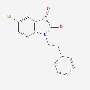 5-bromo-1-(2-phenylethyl)-1H-indole-2,3-dione