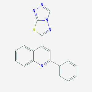 2-Phenyl-4-[1,2,4]triazolo[3,4-b][1,3,4]thiadiazol-6-ylquinoline