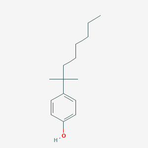 molecular formula C15H24O B036467 p-(1,1-Dimethylheptyl)phenol CAS No. 30784-30-6