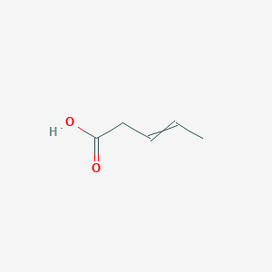 molecular formula C5H8O2 B036468 3-戊烯酸 CAS No. 1617-32-9