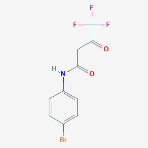 molecular formula C10H7BrF3NO2 B036478 N-(4-Bromophenyl)-4,4,4-trifluoro-3-oxobutanamide CAS No. 1309681-73-9