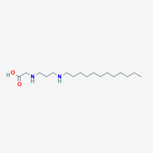 molecular formula C17H36N2O2 B036485 Glycine, N-[3-(dodecylamino)propyl]- CAS No. 34395-72-7