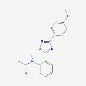 N-{2-[3-(4-methoxyphenyl)-1,2,4-oxadiazol-5-yl]phenyl}acetamide