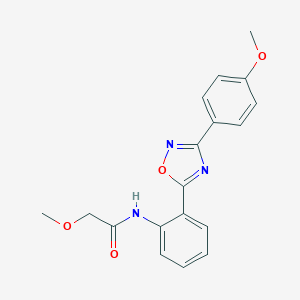 2-methoxy-N-{2-[3-(4-methoxyphenyl)-1,2,4-oxadiazol-5-yl]phenyl}acetamide