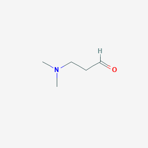 molecular formula C5H11NO B036496 3-(Dimethylamino)propanal CAS No. 70058-23-0