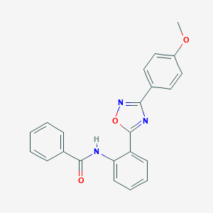 N-{2-[3-(4-methoxyphenyl)-1,2,4-oxadiazol-5-yl]phenyl}benzamide