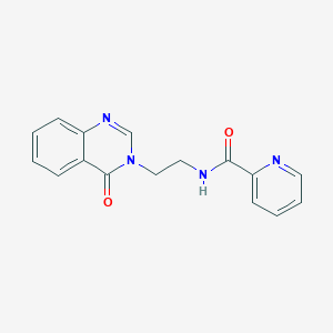 molecular formula C16H14N4O2 B365011 N-[2-(4-oxo-3(4H)-quinazolinyl)ethyl]-2-pyridinecarboxamide CAS No. 954813-26-4