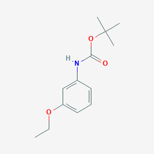 molecular formula C13H19NO3 B365888 Tert-butyl (3-ethoxyphenyl)carbamate CAS No. 899514-81-9