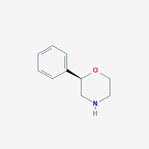 molecular formula C10H13NO B036600 (R)-2-苯基吗啉 CAS No. 1225376-02-2
