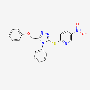 molecular formula C20H15N5O3S B3660433 MIND4-17 