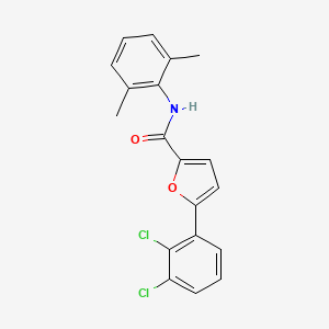 molecular formula C19H15Cl2NO2 B3660448 5-(2,3-dichlorophenyl)-N-(2,6-dimethylphenyl)furan-2-carboxamide 
