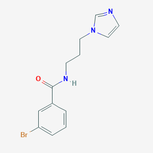 3-bromo-N-[3-(1H-imidazol-1-yl)propyl]benzamide