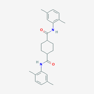 molecular formula C24H30N2O2 B366161 N,N'-bis(2,5-dimethylphenyl)cyclohexane-1,4-dicarboxamide CAS No. 817566-65-7